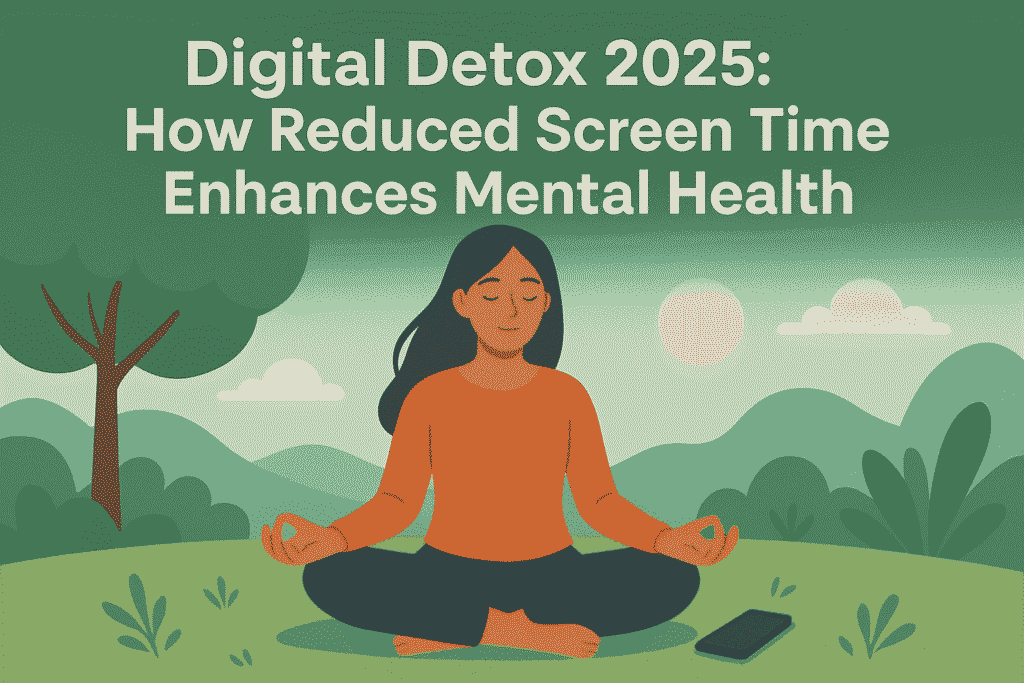 Digital Detox 2025: How Reduced Screen Time Enhances Mental Health